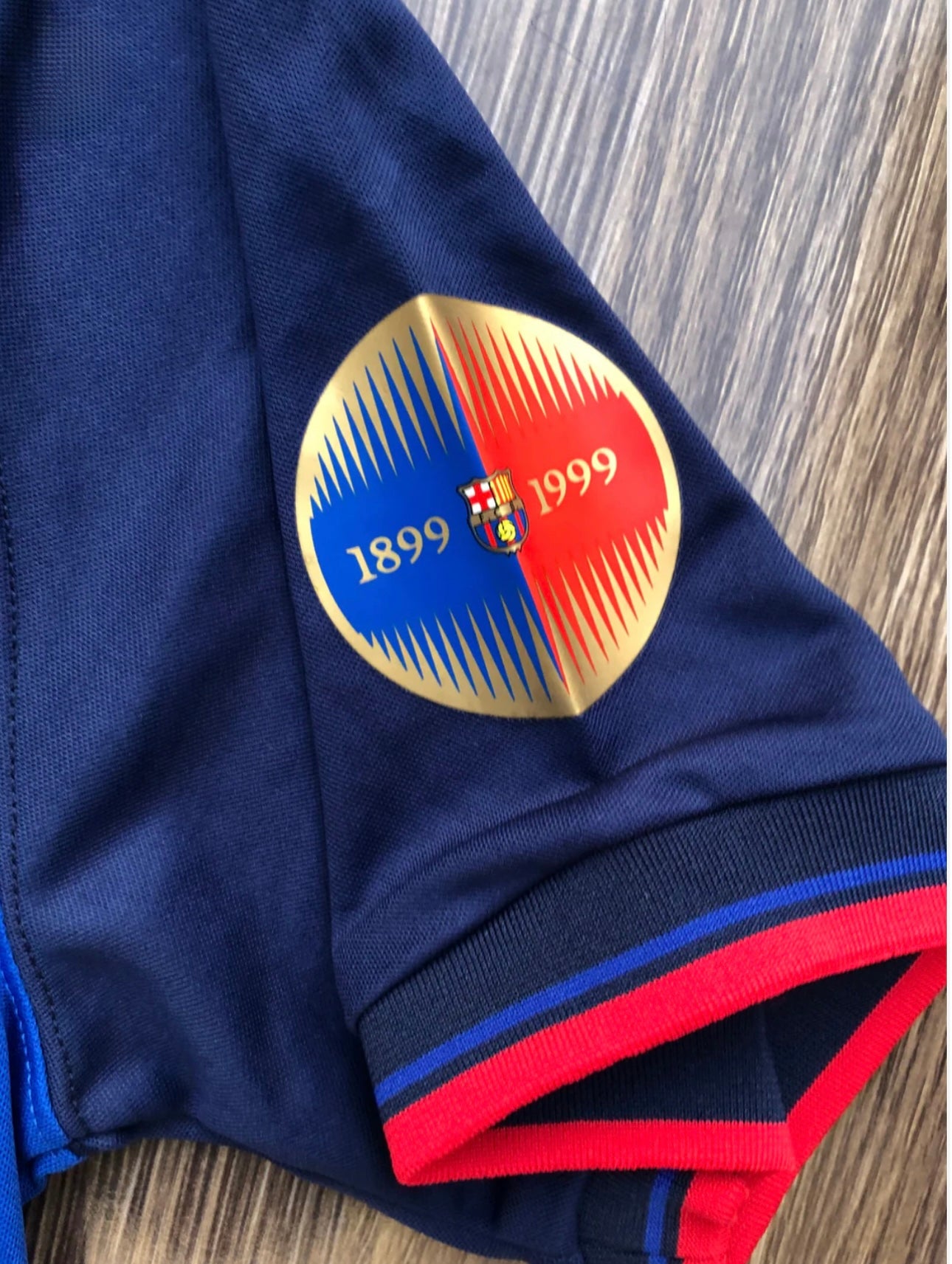 Barca 99/00 Home Jersey Half Sleeves